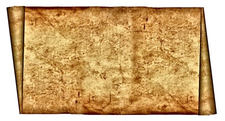 Vintage  paper background isolated on whiteの写真素材