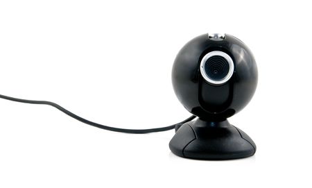 Webcam isolated on white background