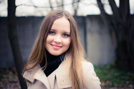 Beautiful young woman の写真素材