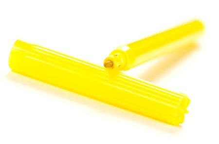 Felt pen on white background の写真素材