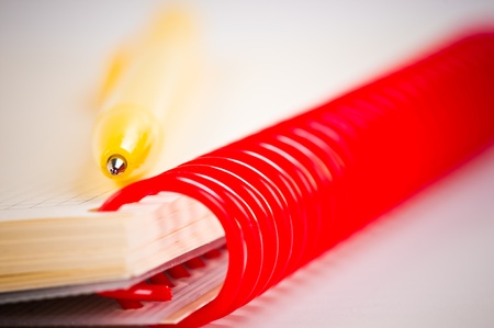 notebook and pen の写真素材