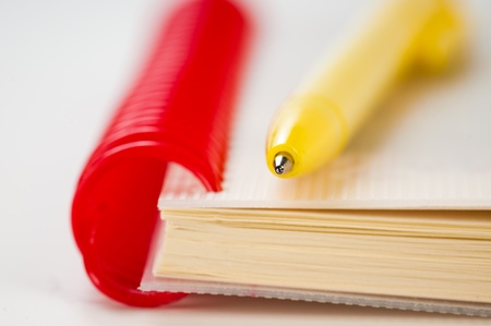 notebook and pen の写真素材