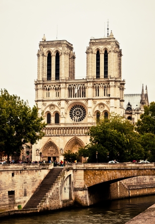 Notre Dame de Paris, Paris, France の写真素材