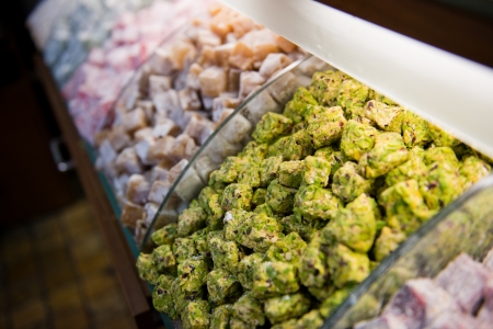 Turkish delights on the market の写真素材