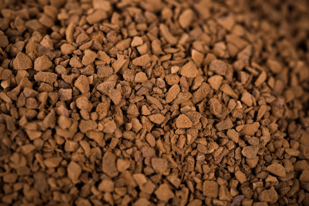 Granules of instant coffee 