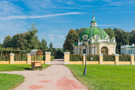 The Grotto Pavilion  in park Kuskovo, Moscow, Russia のeditorial素材