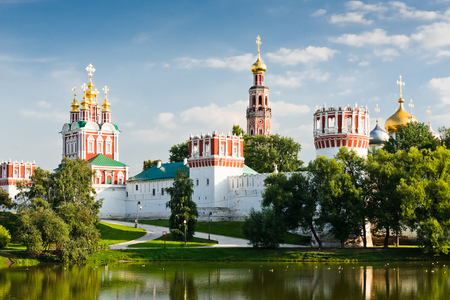Novodevichy convent in Moscow, Russiaのeditorial素材