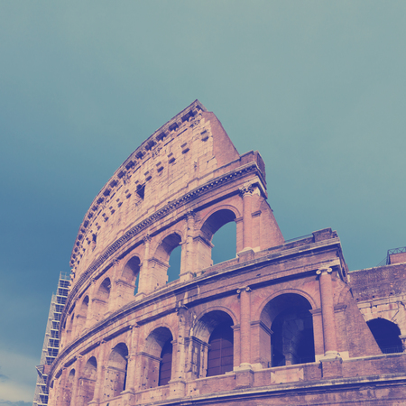 Colosseum in Rome, Italy .の写真素材