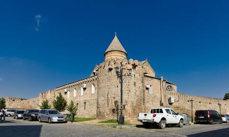 Mtskheta, Georgia - September 25, 2017: Svetitskhoveli Cathedral is located in the historical town...