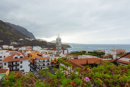 Overview of the colorful and beautiful town of Garachico. Tenerife, Canary islands, Spain