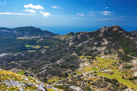 Mountain view of the mountain, Vidikovac, Lovcen National Park, Montenegro.の写真素材