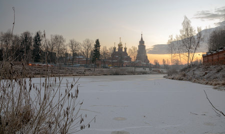 Church in Moscow regionのeditorial素材