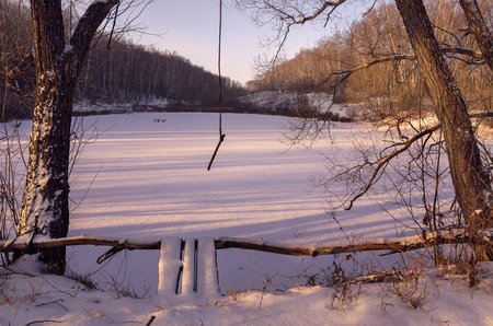 Nature in winterの写真素材
