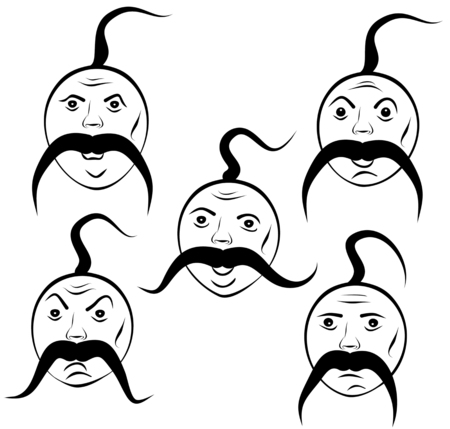 Uraine, smile, cossacks, drawingのイラスト素材