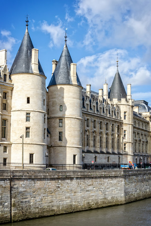 La Conciergerie in Paris. Has reach history started in VI age. Former royal palace, administrative office, prison.のeditorial素材