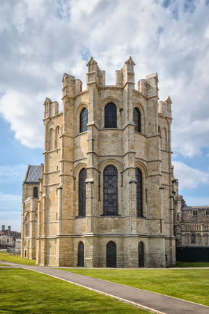 View of Trinity Chapel exterior at Canterbury cathedral.のeditorial素材