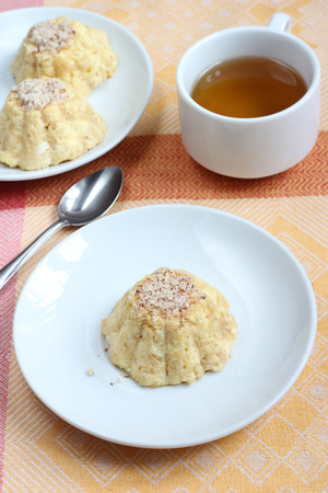 Dietary Cottage Cheese And Apple Souffleの写真素材