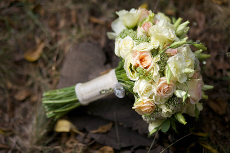 Wedding bridal bouquetの写真素材