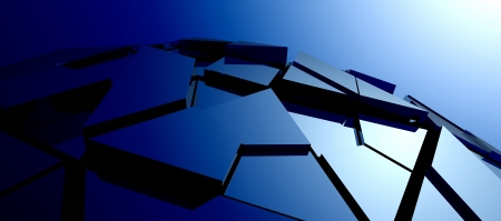 Abstract high-tech structureの写真素材