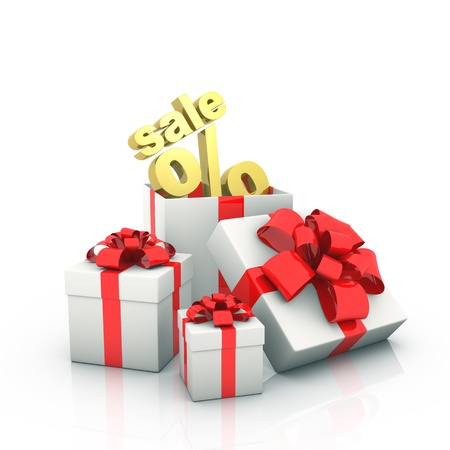 gift boxesの写真素材