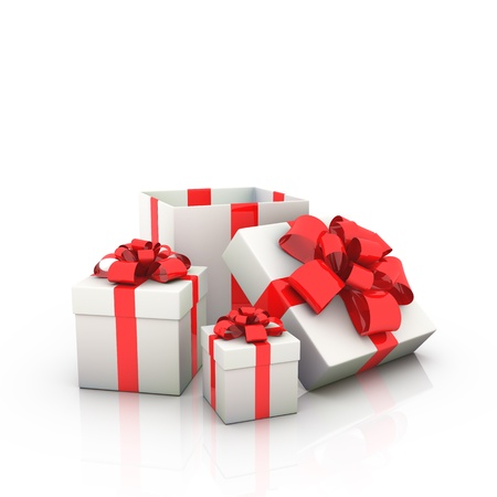 gift boxesの写真素材