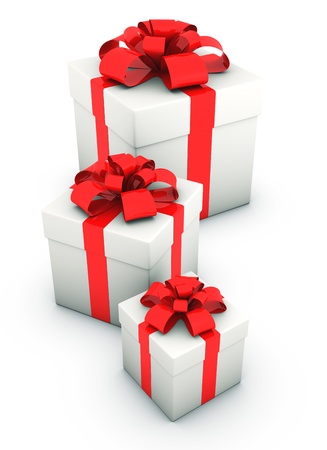 gift boxesの写真素材
