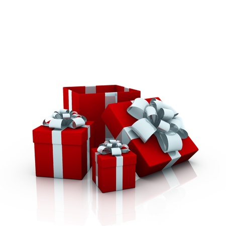 gift boxesの写真素材