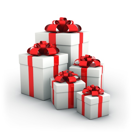 gift boxesの写真素材