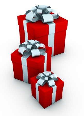 gift boxesの写真素材