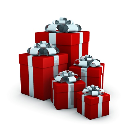 gift boxesの写真素材