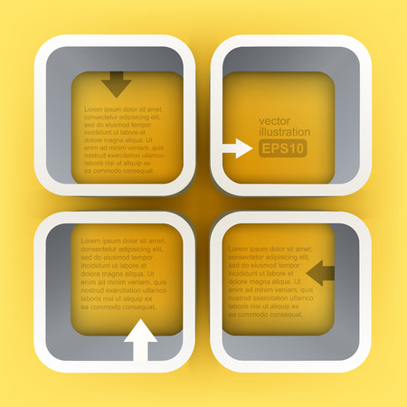 3d vector shelvesのイラスト素材