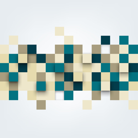 Vector background. Illustration of abstract squares. Pattern designのイラスト素材