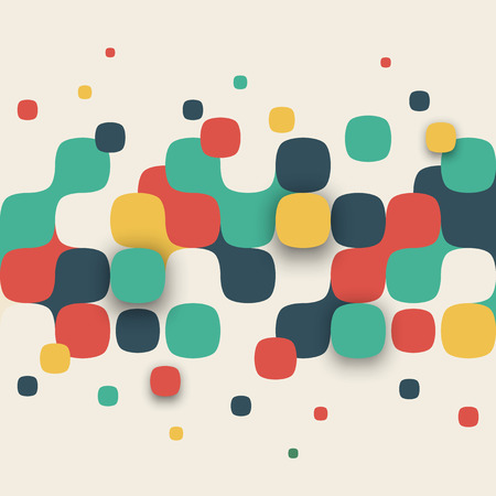 Vector background. Illustration of abstract texture with squares. Pattern design for banner, poster, flyer.のイラスト素材