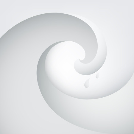 Vector background. Illustration of abstract wave with water drops. Design for banner, poster, flyer. Logo design.のイラスト素材
