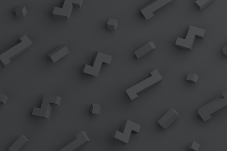 Abstract 3d rendering of geometric shapes. Modern background design for poster, cover, branding, banner, placard.の写真素材