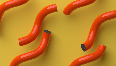 Abstract 3d rendering of geometric shapes. Modern background design for poster, cover, branding, banner, placard.の写真素材