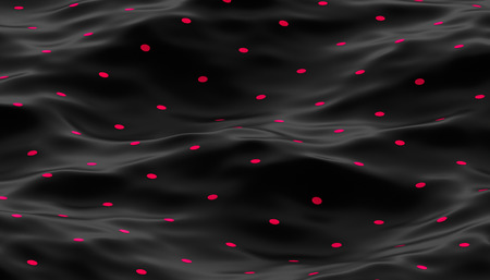 Abstract 3d rendering of smooth surface with ripples. Cloth with waves. Modern background design for poster, cover, branding, banner, placard.の写真素材