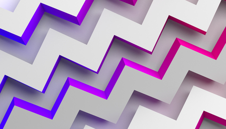 Abstract 3d rendering of geometric shapes. Modern background with simple forms. Minimalistic design for poster, cover, branding, banner, placard.の写真素材