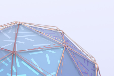 Abstract 3d rendering of geometric surface. Modern polygonal background design for poster, cover, branding, banner, placard.の写真素材