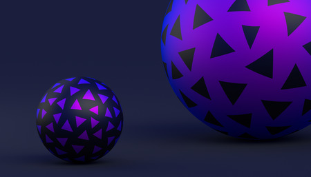 Abstract 3d rendering of a modern geometric background.の写真素材