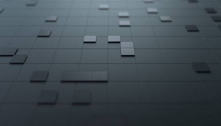 Abstract 3d render, futuristic design, modern backgroundの写真素材