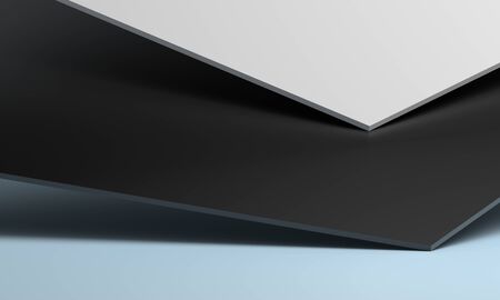 Abstract 3d render, modern minimalistic background designの写真素材