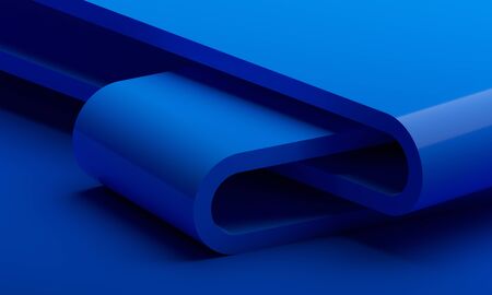 Abstract 3d render, modern background, graphic design