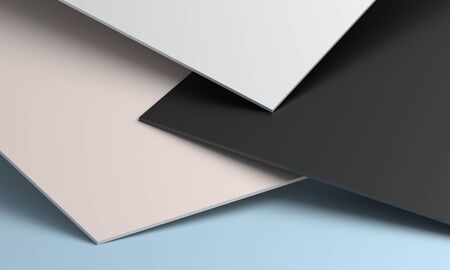 Abstract 3d render, modern minimalistic background designの写真素材