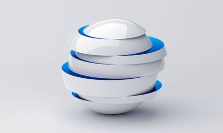 Abstract 3d render, modern background, graphic designの写真素材