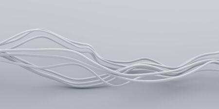 Abstract 3d rendered illustration, modern background design