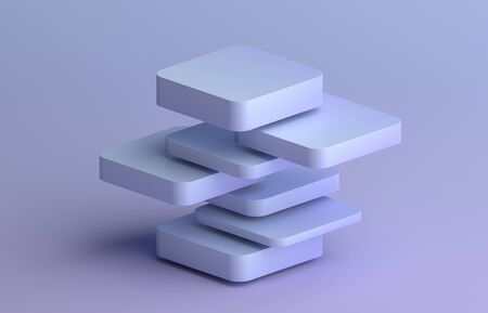 Abstract 3d render, modern background, graphic designの写真素材
