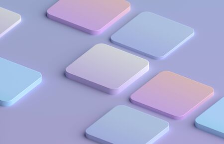 Abstract 3d render, modern background, graphic designの写真素材