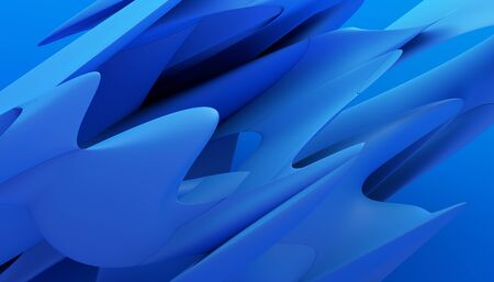 Abstract 3d rendered illustration, modern background designの写真素材