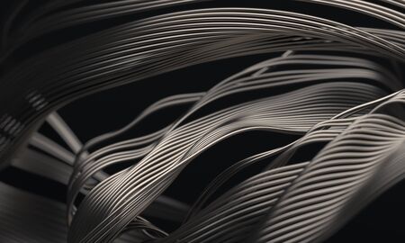 Abstract 3d rendered illustration, modern background designの写真素材